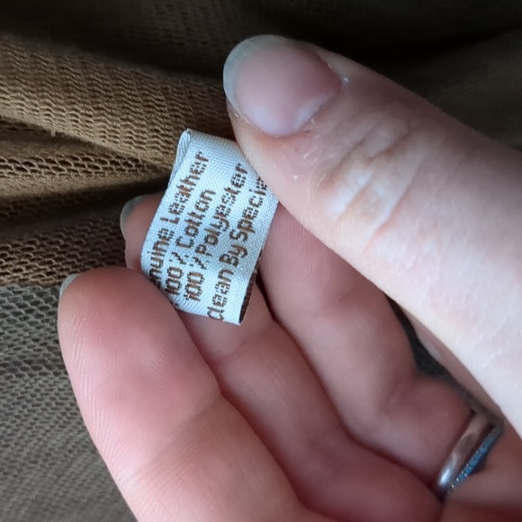 Scully Brown Leather and Studded Jacket - Picture 11 of 12